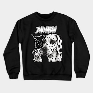 Dachshund Heavy Metal Dog Lover Crewneck Sweatshirt